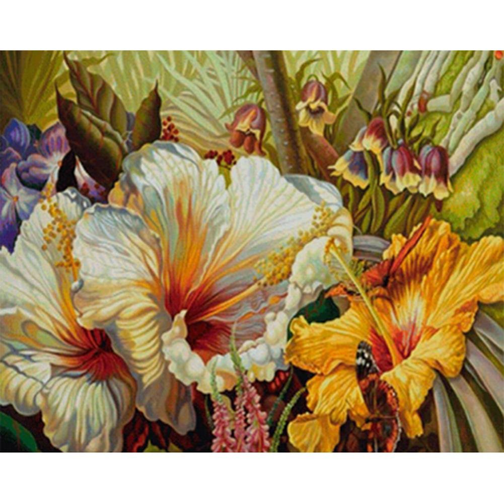 Paint By Number Oil Painting Warm Flower (40*50cm)