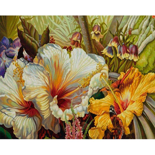 Paint By Number Oil Painting Warm Flower (40*50cm)