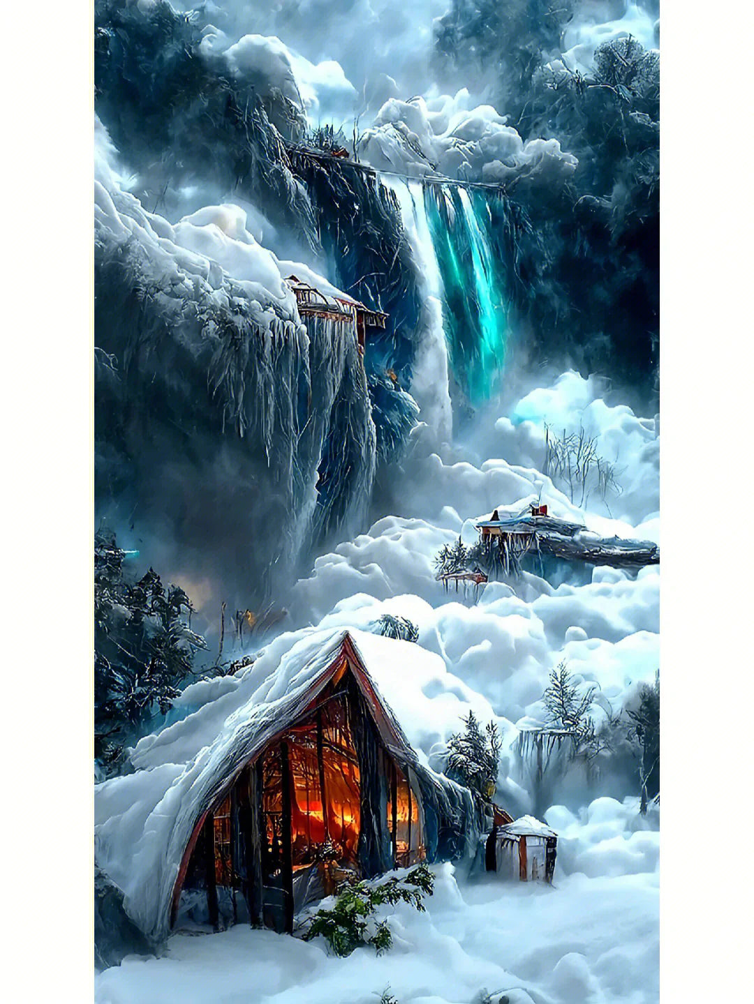 Full Round/Square Diamond Painting Kits | Winter Scenery 40x70cm 50x80cm