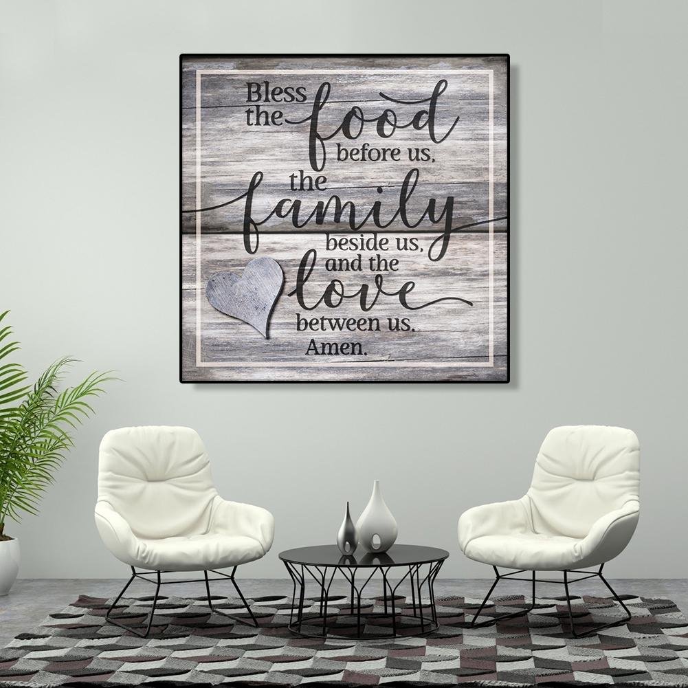 Diamond Painting - Full Round - Food,Family,Love B
