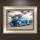 Diamond Painting - Partial Round - Blue Car