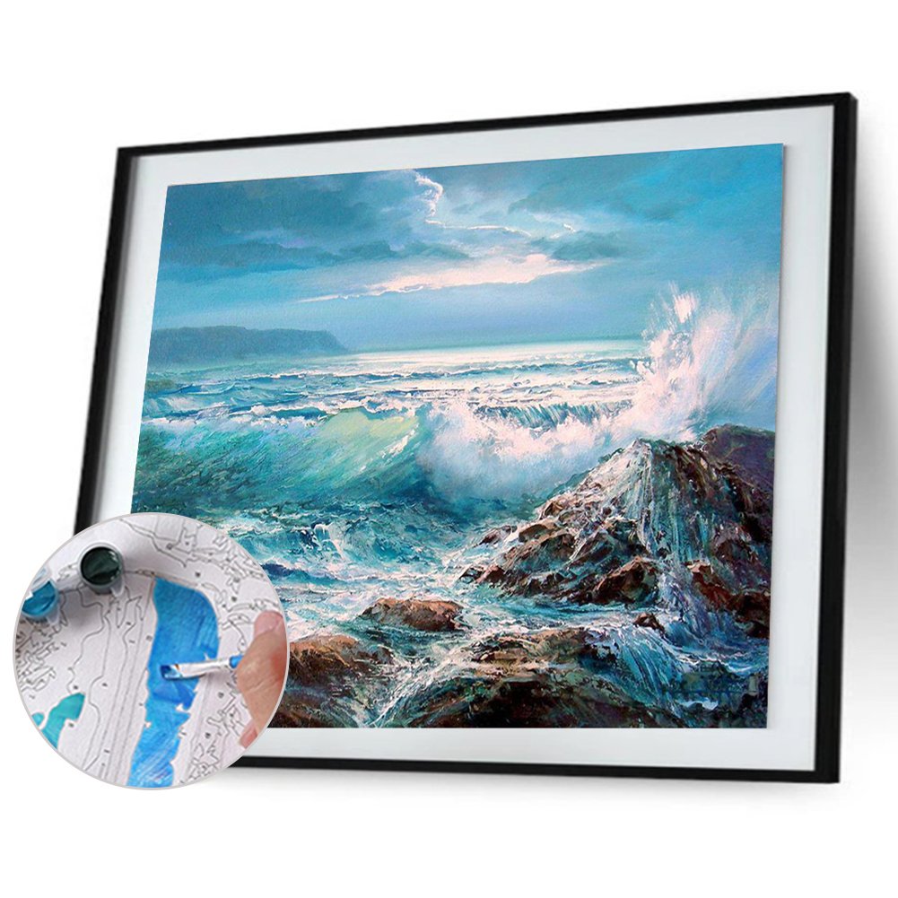 Paint By Number - Oil Painting - Sea (40*50cm)