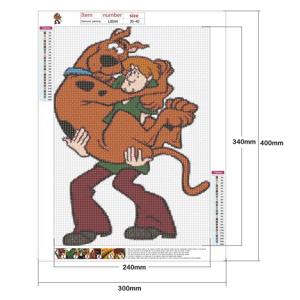 Diamond Painting - Full Round - Scooby Doo A