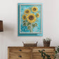 DIY Pearl Painting With Frame - Handmade Self-Adhesive Pearls - Sunflower (30*40cm)