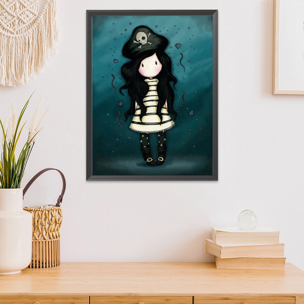 11CT Stamped Cross Stitch - Goreth Doll(30*40CM)