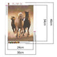 Diamond Painting - Full Round - Horses C