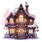 Diamond Painting - Full Round / Square - Candy Snow House