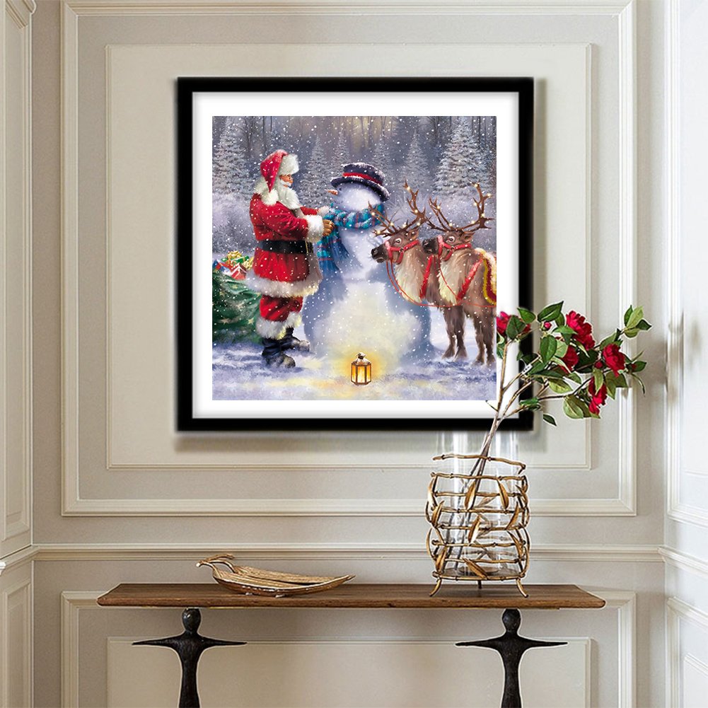 Diamond Painting - Full Round - Christmas Scene