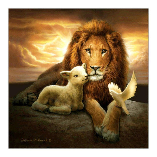 Diamond Painting - Full Round - Lion A