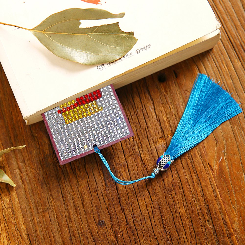 DIY Diamond Painting Bookmark with Tassel Books