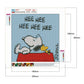 5D DIY Diamond Painting Kit - Full Round - Sleeping Snoopy