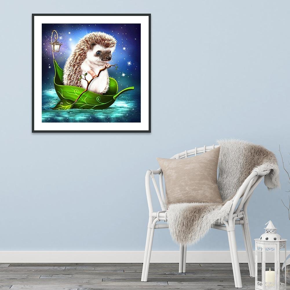 Diamond Painting - Full Round - Hedgehog