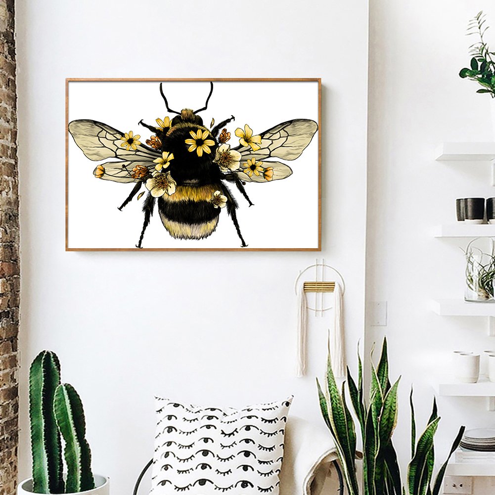 Diamond Painting - Full Round - Bee
