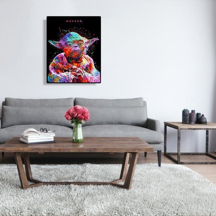 DIY Color Cartoon Hand Painted Artwork Canvas Digital Oil Art Picture Craft Home Wall Decor 