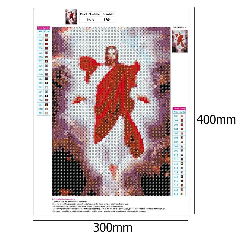 Diamond Painting - Full Round - Easter Jesus