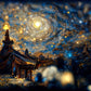 Full Round/Square Diamond Painting Kits | Starry sky 40x70cm 50x80cm