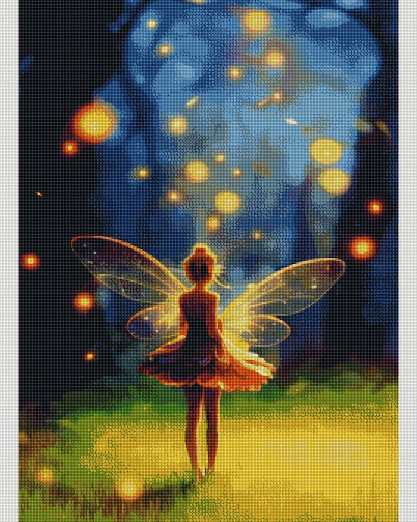 Full Round/Square Diamond Painting Kits | Fairy 40x70cm 50x80cm B