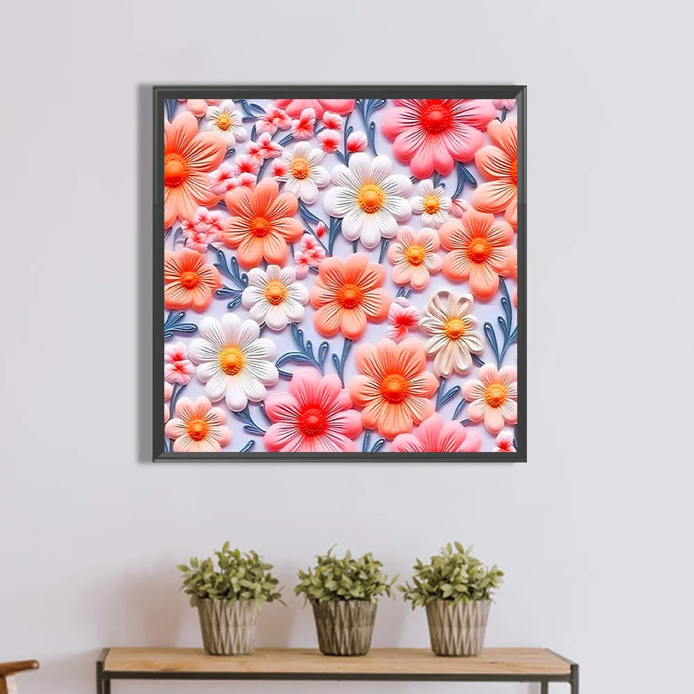Diamond Painting -Full Round / Square - Flowers Pattern