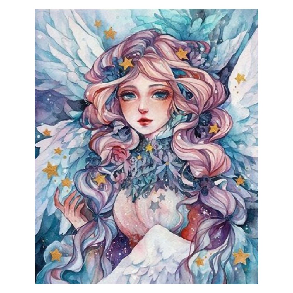 11ct Stamped Cross Stitch Girl(45*56cm)