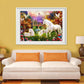 5D DIY Diamond Painting - Partial Round - Unicorn Family Castle