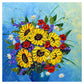 11ct Stamped Cross Stitch Flower(36*36cm)