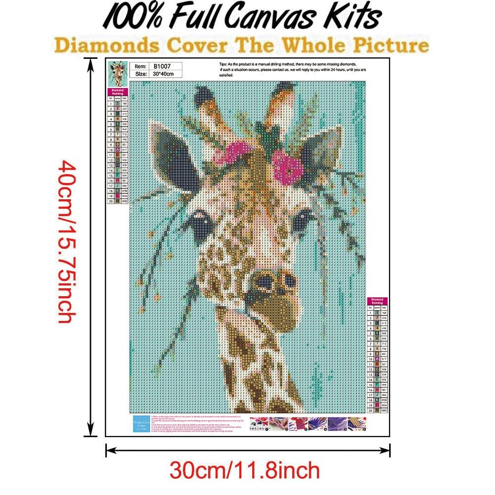 Diamond Painting - Full Round - Giraffe A