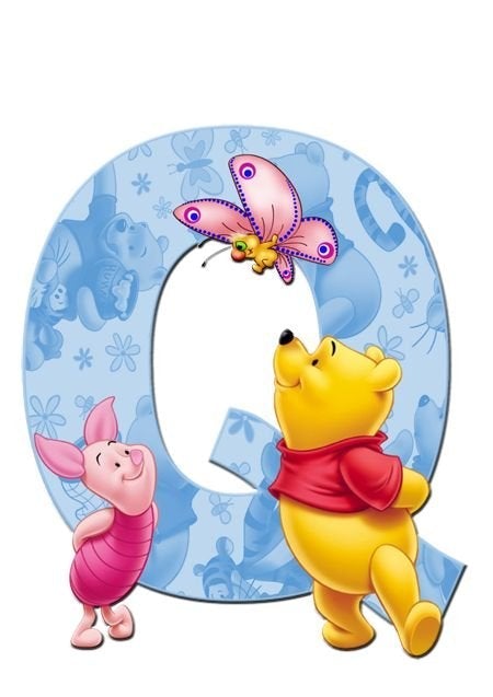 Diamond Paintings Art Full Square Drill Letter Q Winnie The Pooh