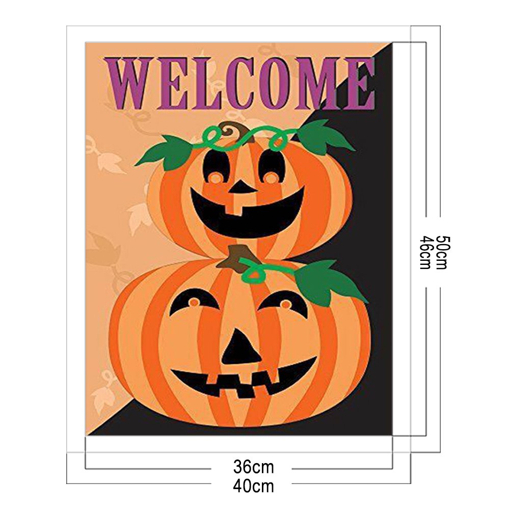 11ct Stamped Cross Stitch -Jack-O-Lantern( 40*50cm)