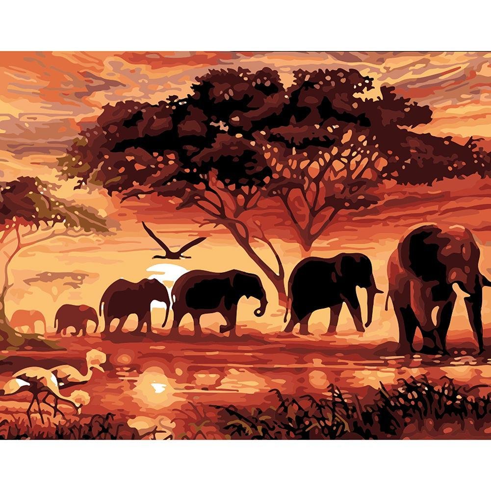 Diamond Painting - Partial Round - Animal Worlds