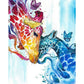 Giraffe Wall Art Craft Decor Oil Painting By Number Kit Picture