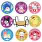 8pcs cartoon diamond painting cup coaster set