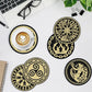 8pcs DIY Diamond Painting Coaster Pattern Acrylic Cup Coaster
