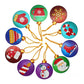 10pcs DIY Full Drills Diamond Painting Special Shape Christmas Tree Pendant
