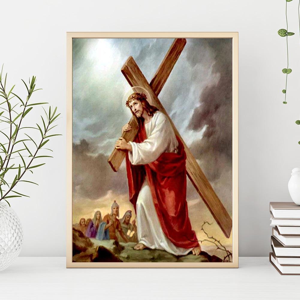 Diamond Painting - Full Round - Cross Religious