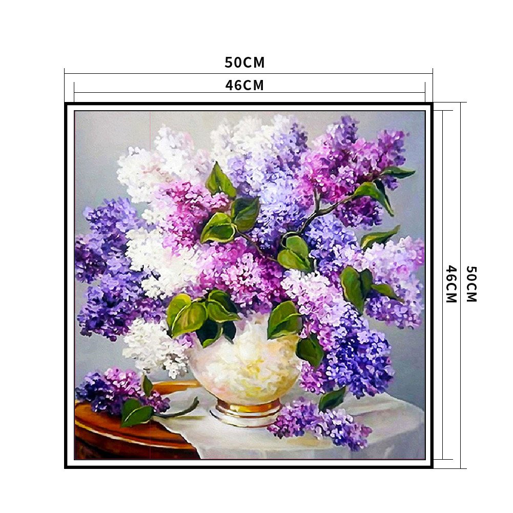 11ct Stamped Cross Stitch - Flower (50*50cm)