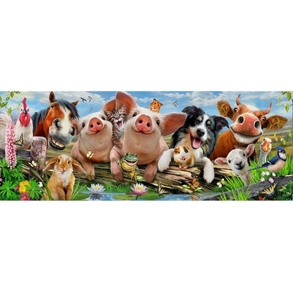 Animals Full Round Square Diamond Painting Kits 30 x 90cm