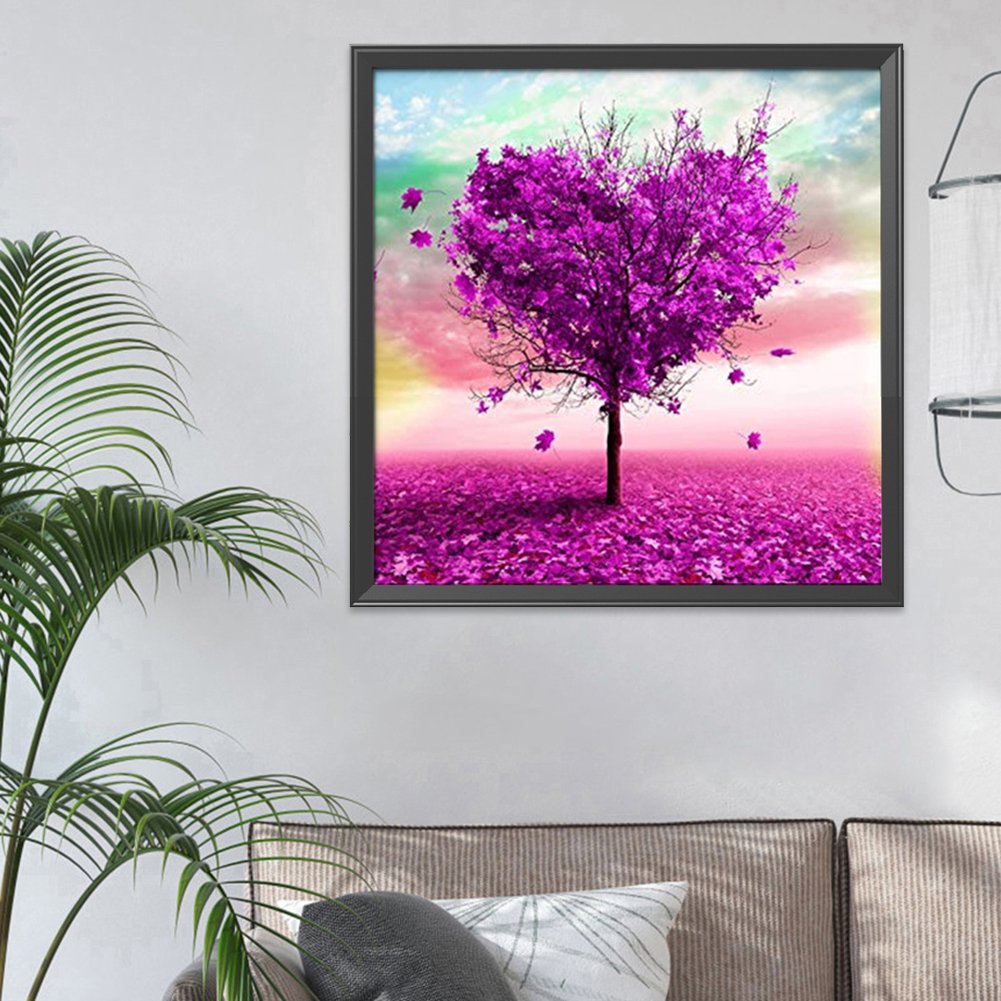 11ct Stamped Cross Stitch - Heart Tree(56*56cm)
