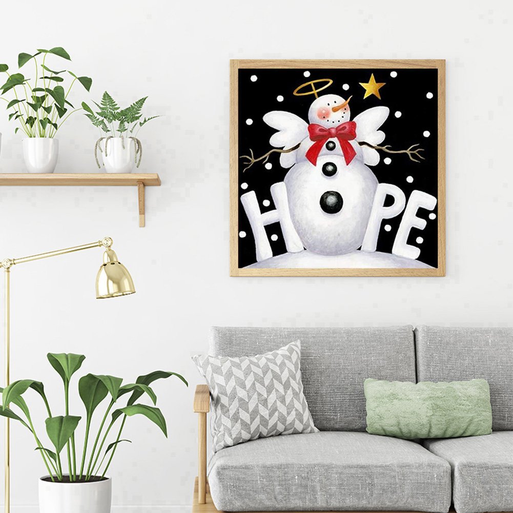 Diamond Painting - Full Round - Snowman R