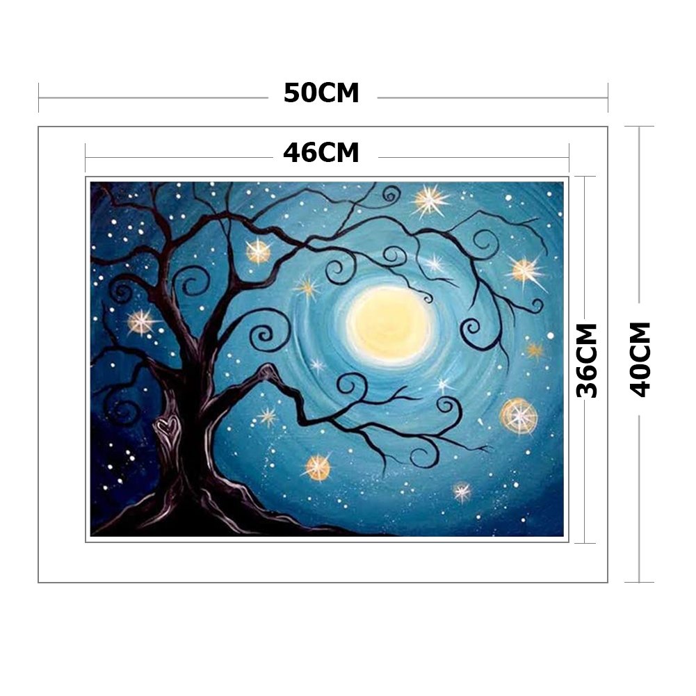 11ct Stamped Cross Stitch - Tree(40*50cm) C