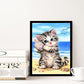 5D DIY Diamond Painting Kit - Full Round - Sea Snail Cat/Kitten