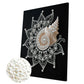 DIY Pearl Painting With Frame - Handmade Self-Adhesive Pearls - Flower (30*40cm)