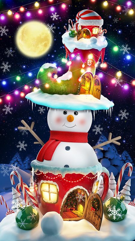 Christmas | Full Round/Square Diamond Painting Kits 40x70cm 50x80cm C