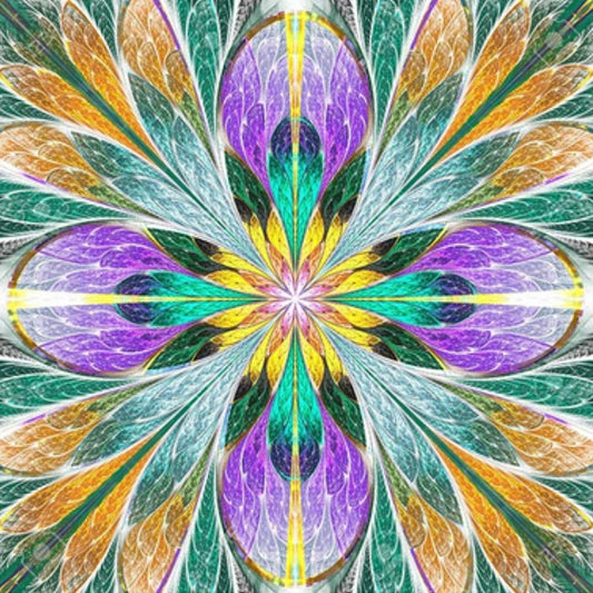 Mandala 5D Diy Full Round Beads embroidery kits
