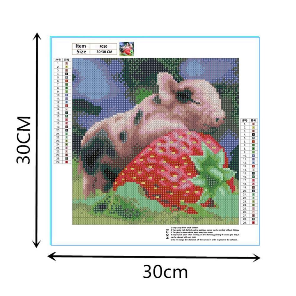 Diamond Painting - Full Square - Cute Pig