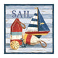 5D Diy Diamond Painting Kit Full Round Beads Sail Oil Painting