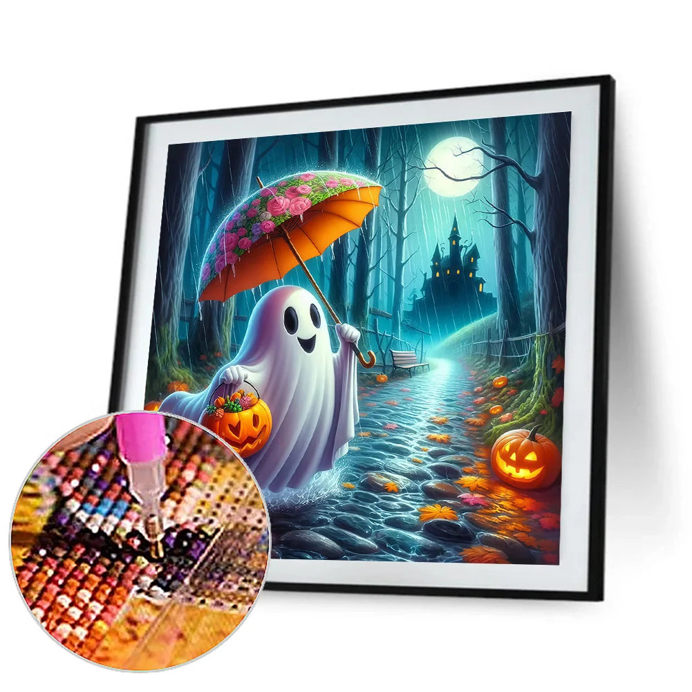 Diamond Painting - Full Round / Square - Halloween Ghost 3