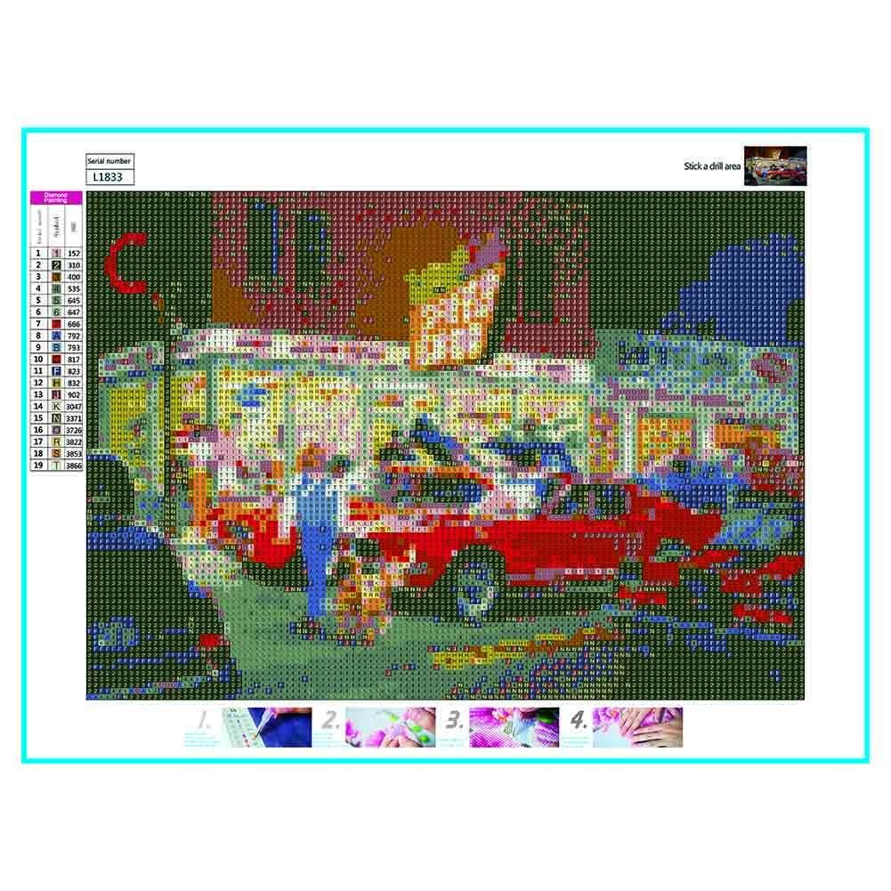 Diamond Painting - Full Round - Bustling City