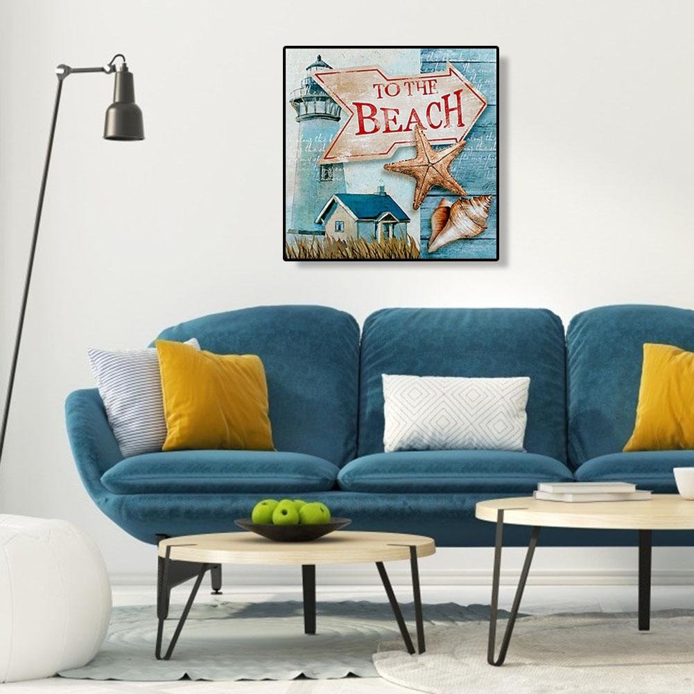 Diamond Painting - Full Round - To The Beach B
