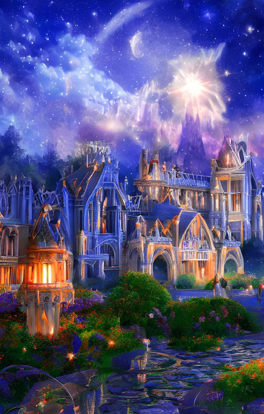 Full Round/Square Diamond Painting Kits | Scenery 40x60cm 50x70cm D