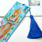 5D Diamond Painting Climbing Cat Bookmark Leather Page marker